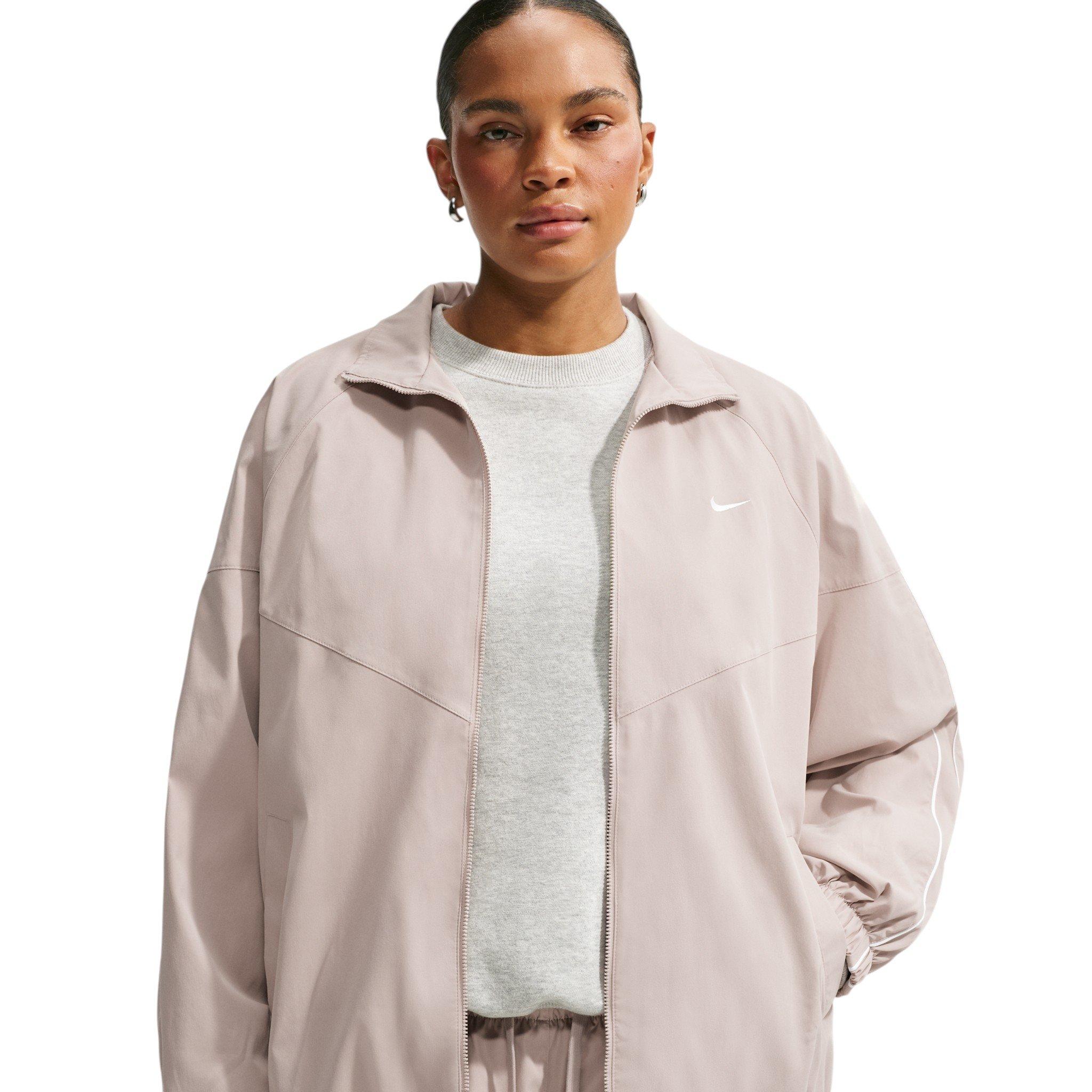 Nike Women's Essentials Oversized Track Jacket - Cream - CREAM